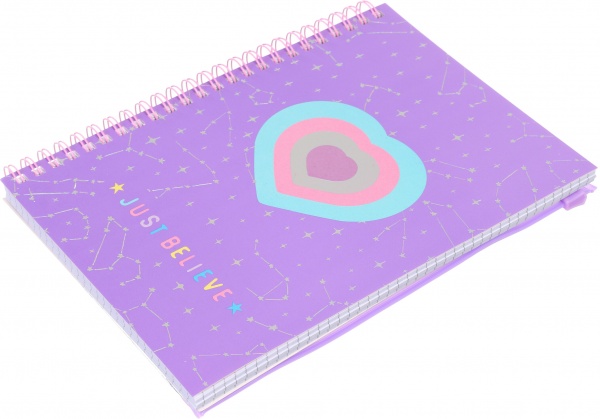 Книга для записей на спирали Котенок 80 листов А5