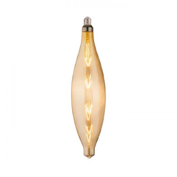 Лампа светодиодная HOROZ ELECTRIC ELLIPTIC 8 Вт E27 2200 К 220 В прозрачная 001-054-0008-010 