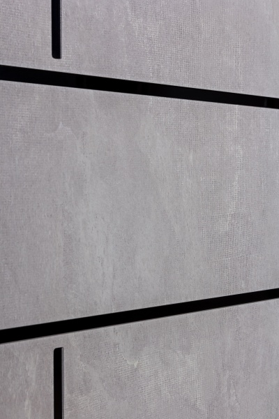 Дверь входная Булат К-8 (квадро) 540/249 wavestone grey / белый супермат 2050x950 мм правая