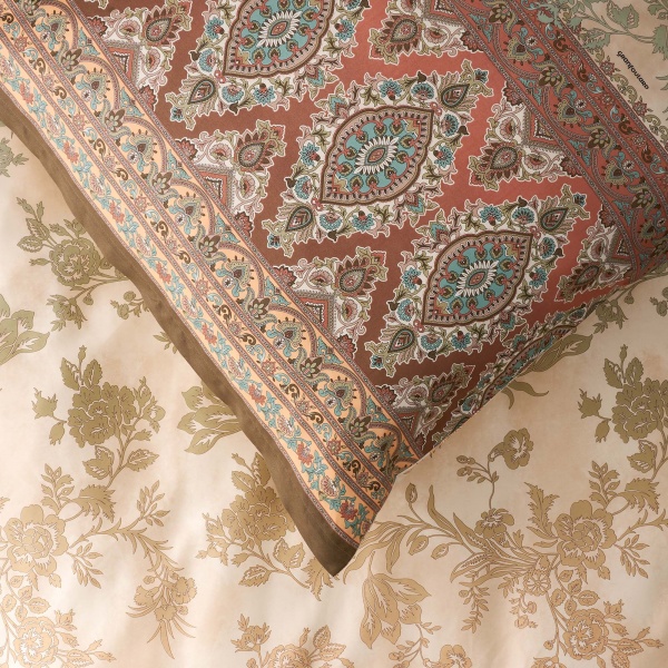 Комплект постельного белья Agrigento семейный разноцветный Grandfoulard 