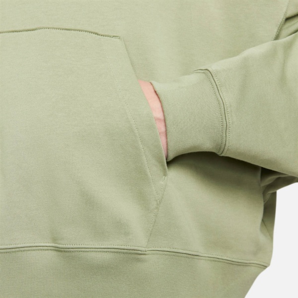 Джемпер Nike W NSW JRSY OS PO HOODIE DM6417-386 р.M зелений