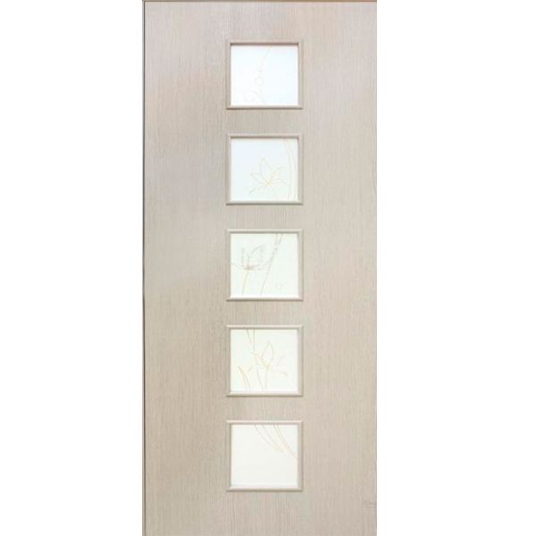 Дверное полотно ОМиС Альта 5 60 см сосна карелия со стеклом