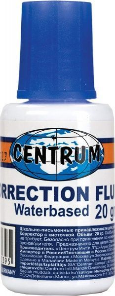 Коректор з пензлем на водній основі 20 мл 88039 Centrum