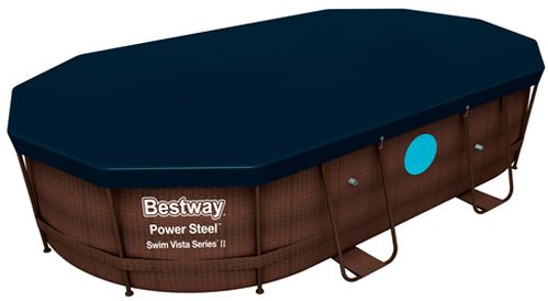 Тент укрывной Bestway ПВХ для каркасных бассейнов 418 * 230см (58425)