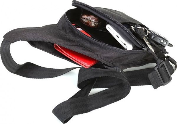 Сумка через плечо Klark-KV серый городская