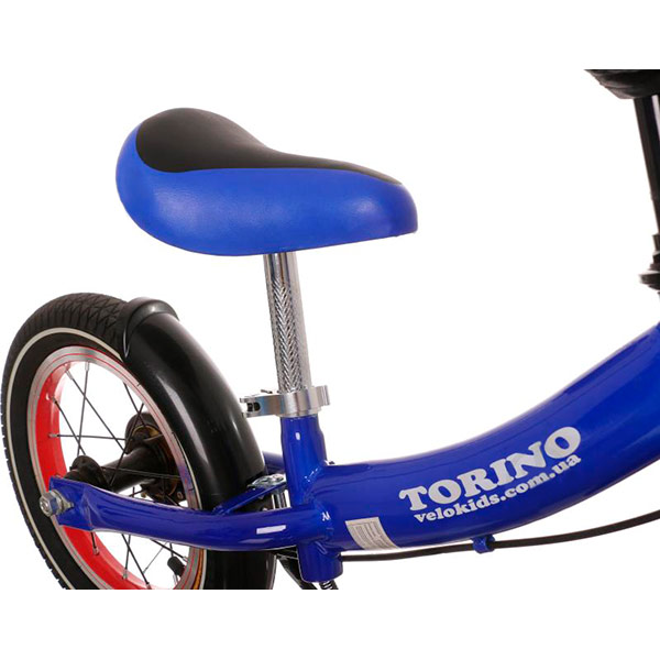 Беговел TORINO TSFL-004 черно-голубой