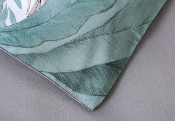 Комплект постельного белья Tender Greenery семейный разноцветный 