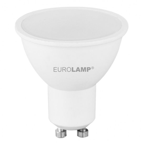 Лампа светодиодная Eurolamp 3 шт./уп. 7 Вт MR16 матовая GU10 220 В 3000 К MLP-LED-SMD-07103(3) 