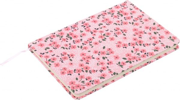 Блокнот Первые цветы 21x14,5 см розовый