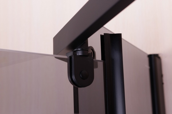 Душова кабіна Diamond Black п'ятикутна 900x900x2000 мм