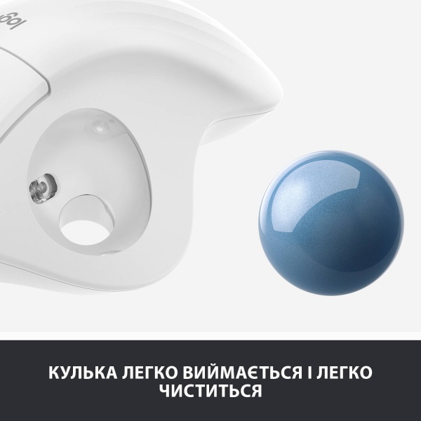 Мишка Logitech ERGO M575 white (910-005870) 