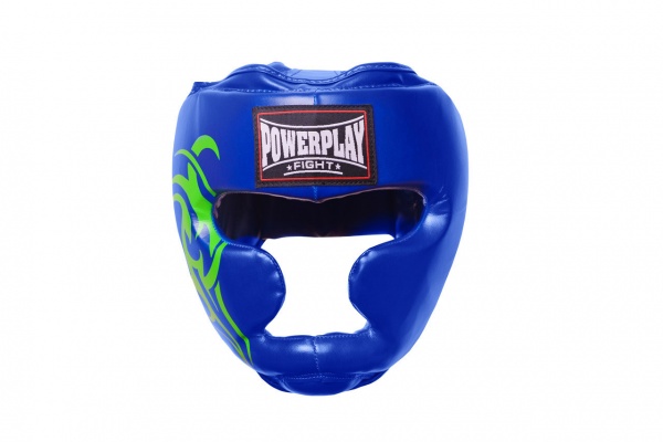 Шлем боксерский PowerPlay 3043 синий р. XL 