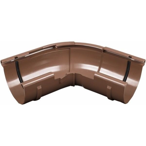 Угол наружный Bryza регулируемый 120-145° 125 мм коричневый 