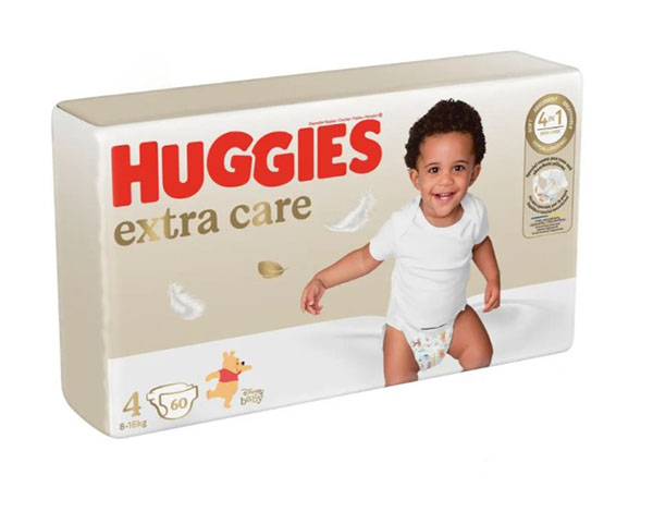 Подгузники Huggies Extra Care 4 8-16 кг 60 шт.