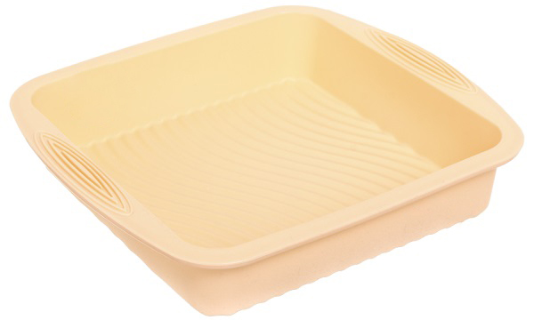 Форма для выпекания квадратная Peach&Brown series 26,5х25х5 см персиковый Smart Kitchen by Flamberg
