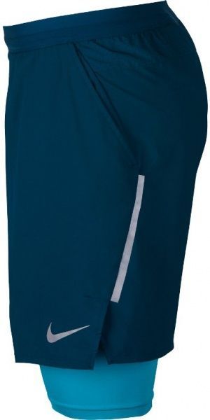 Шорти Nike M NK FLX DSTNCE SHRT 7IN 2IN1 892905-474 р. XL синій