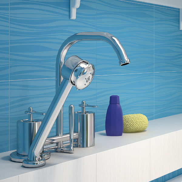 Плитка Cersanit Lambada  250x350 мм блакитний