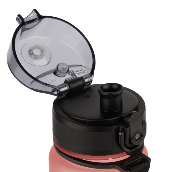 Пляшка для води 500 мл Uzspace кораловий Frosted