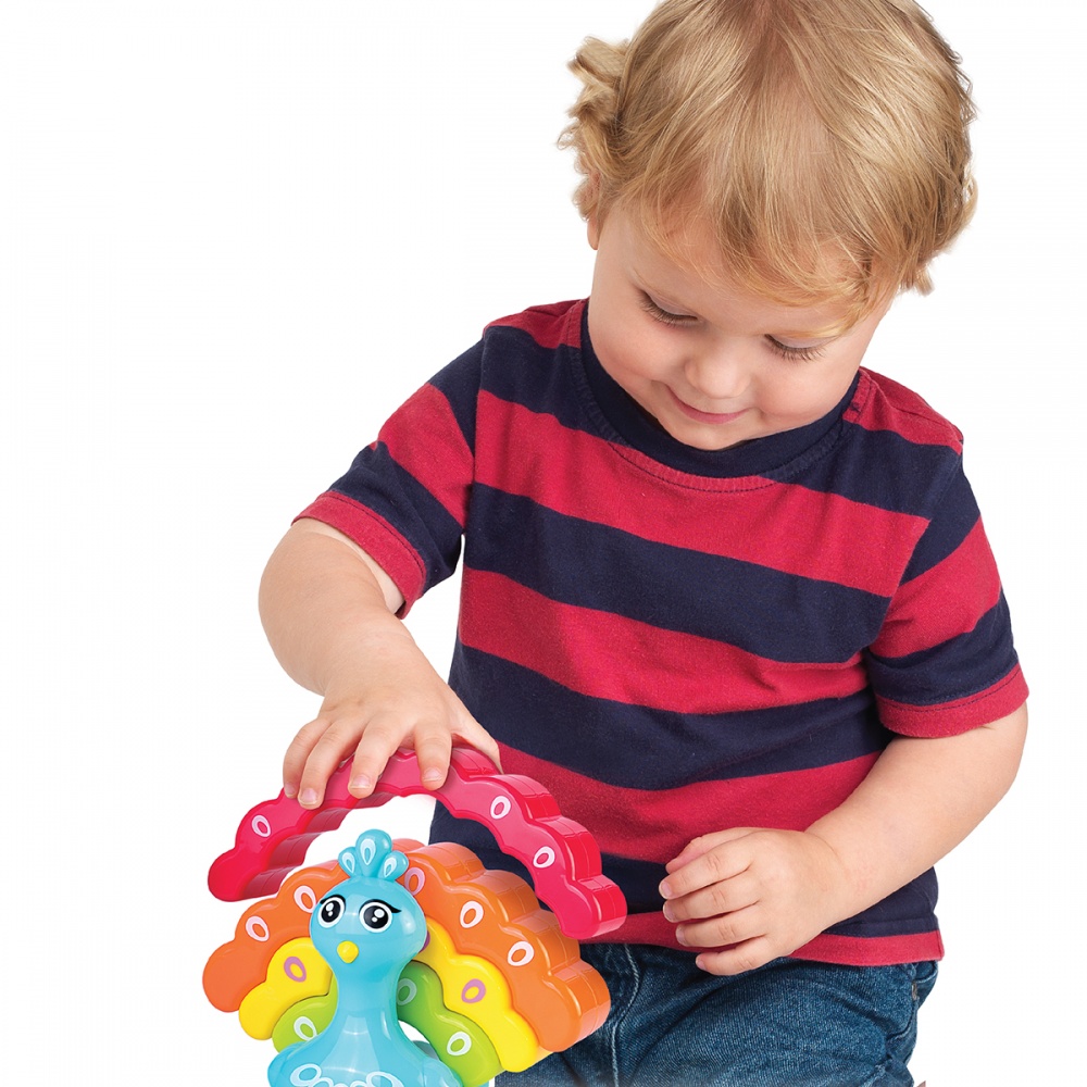 Іграшка розвивальна Kiddi Smart Веселкове павенятко 4508-KS