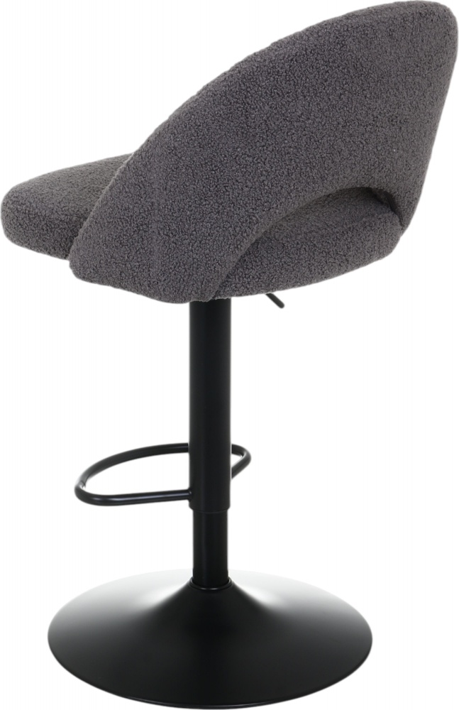 Стул барный ROUND UF TEDDY-14 480х510х910-1110 мм серый