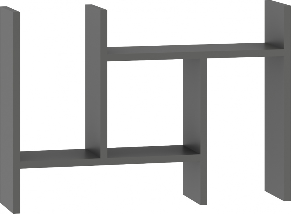 Полиця Грейд розсувна 450x450 мм графіт сірий