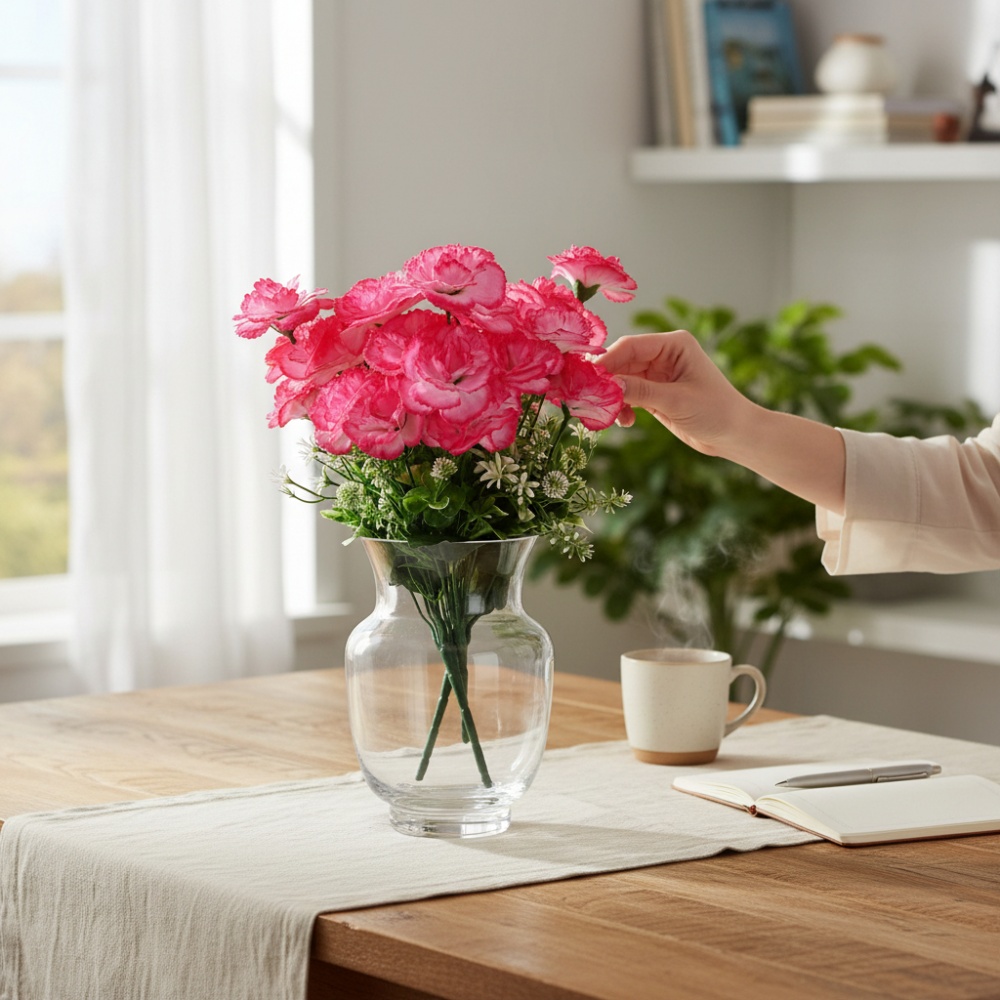 Ваза скляна Wrzesniak Glassworks Belle 20 см прозора 17-10404