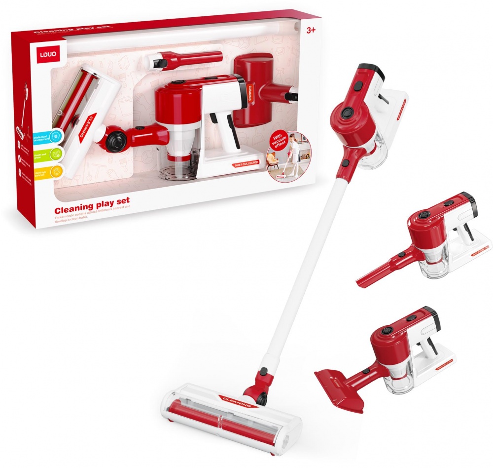 Ігровий набір LIDUO Ручний пилосос 3 насадки JSF068419