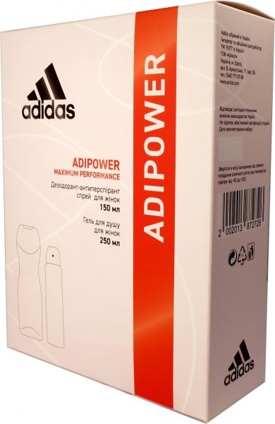 Подарочный набор для женщин Adidas 2020 Adipower