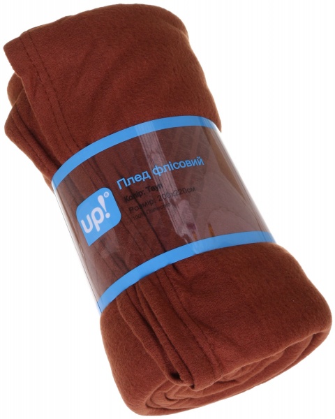Плед LT флисовый 200x220 см тауп UP! (Underprice) 