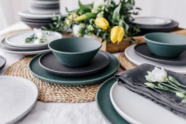 Тарілка сервірувальна 29 см сіра матова G4Q2129 Granit сіра G.Benedikt