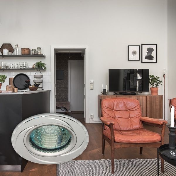 Светильник точечный LightMaster GS-M361 35 Вт G5.3 серебряный 