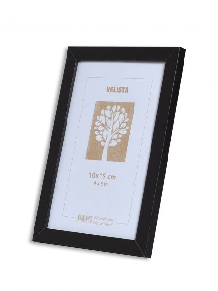 Рамка для фотографії зі склом Velista 10BW-86888v 10x15 см чорний