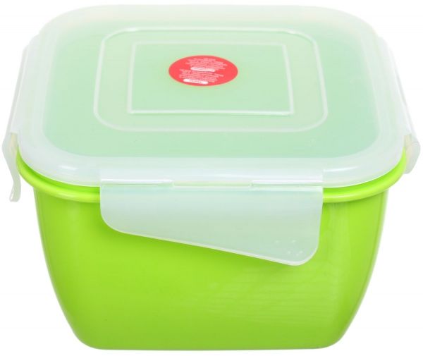 Контейнер Фієста 900 мл квадратний оливковий Алеана