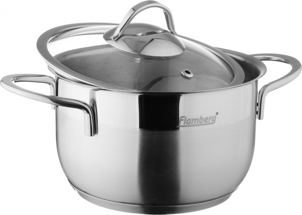 Кастрюля с крышкой Sonata 3,0 л Flamberg