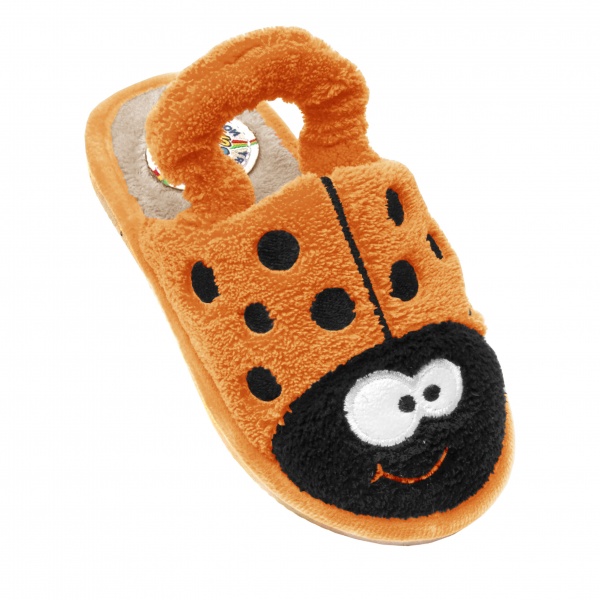 Капці дитячі для дівчинки Home Story р.24-25 помаранчевий 211063-4 