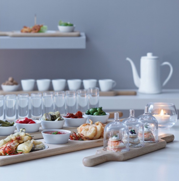 Дошка сервірувальна з трьома кришками Paddle G1079-10-301 LSA 