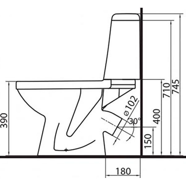 Унитаз-компакт Kolo Solo S7923200UA с сиденьем Duroplast Soft close