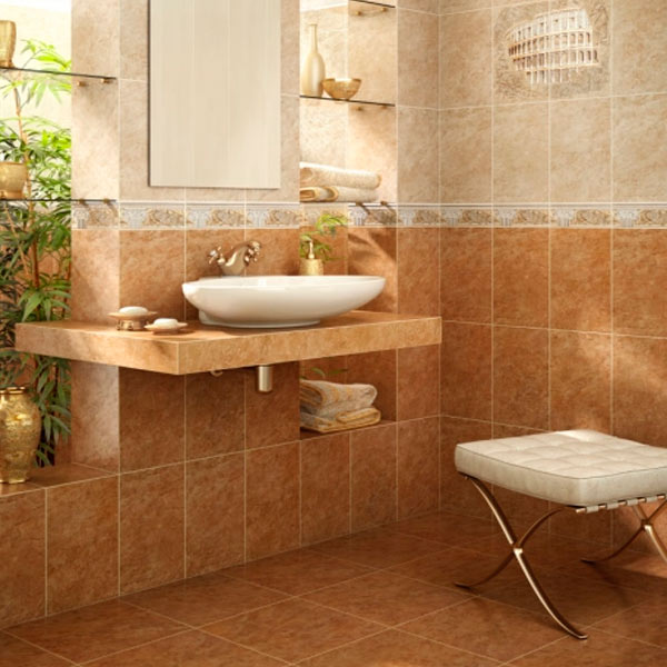 Плитка Интеркерама Marmol темно-коричневая 230x350 мм