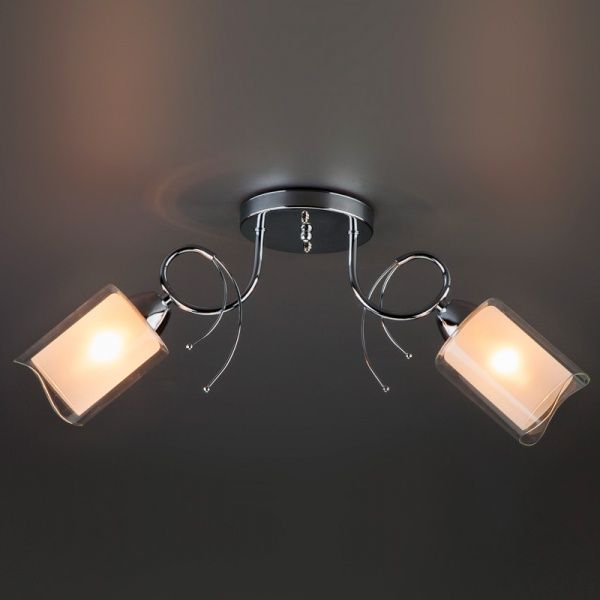 Люстра потолочная Strotskis Renee 30122/2 2x60 Вт E27 хром 