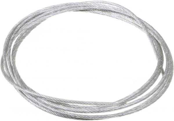 Трос оцинкованный DIN 3055 6x7 3 мм в ПВХ оболочке (уп. 5 м.п.)