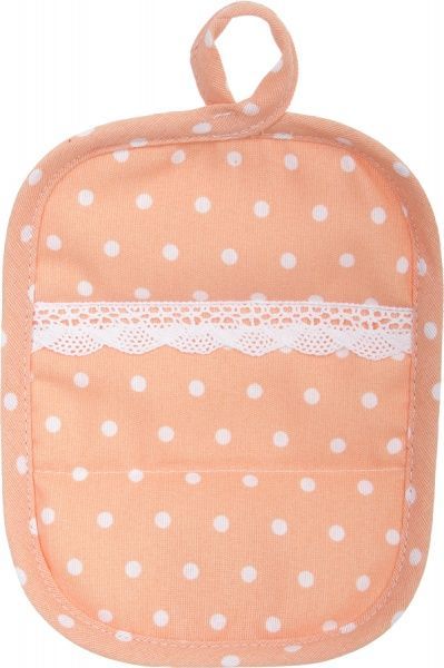 Варежка-прихватка Горох коралловый Прованс 