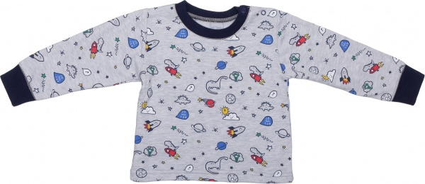 Піжама дитяча для хлопчика Фламінго 109-307 р.80 меланж 