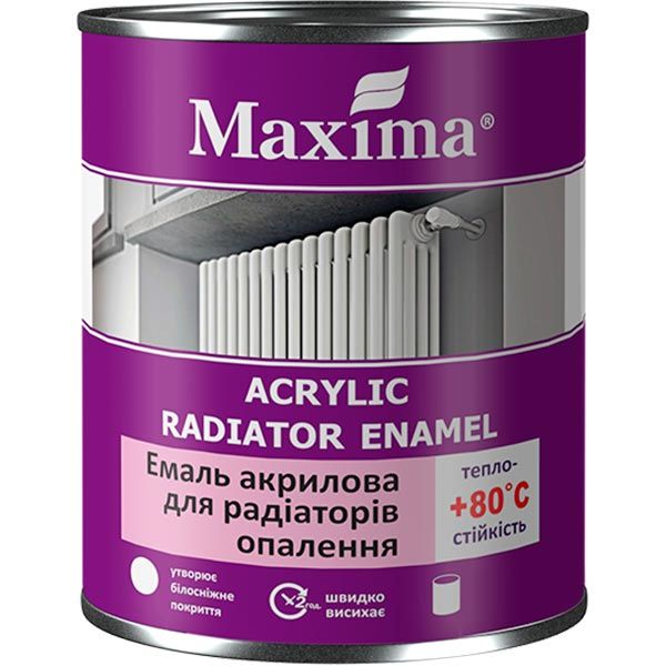 Эмаль Maxima акриловая для радиаторов 0.4 л