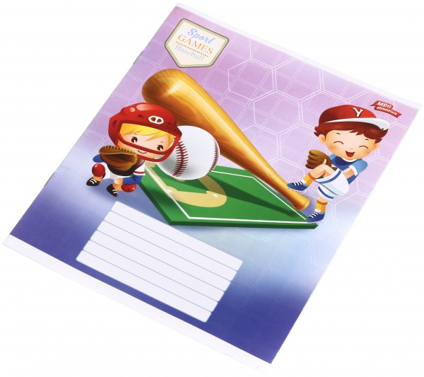 Зошит шкільний 12 аркушів у косу лінію в асортименті Мрії збуваються