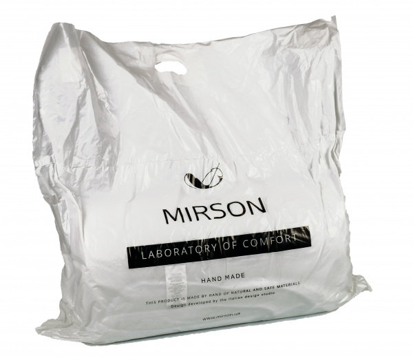 Ковдра антиалергенна демі №1630 Eco Light White (EcoSilk) 55x70 см MirSon білий