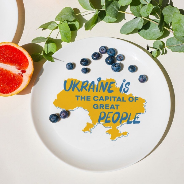 Тарелка Great people 25 см Orner