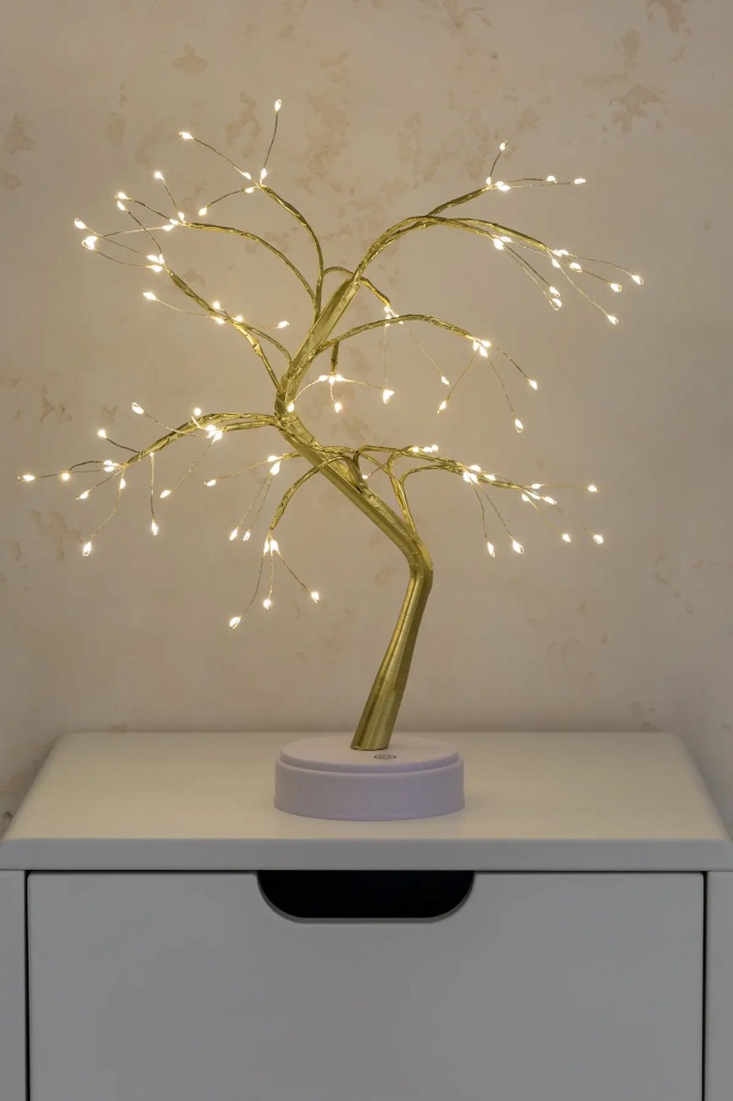 Настольная лампа декоративная Berger TreeLight 5 Вт 2001-TL-108 Gold