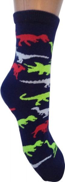 Шкарпетки жіночі Молли Динозаври р. 23-25 синій 1 пар 