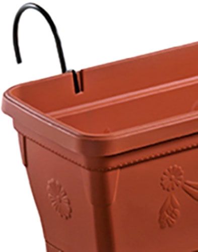 Ящик балконный Stefanplast Linea Primavera прямоугольный 11,2л светло-коричневый (86050) 