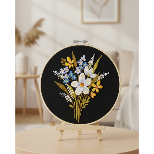 Набор для вышивания гладью Ночной букет